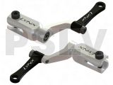 LX1124  Lynx Heli Innovations DFC Main Grip Thrusted silver 130X 